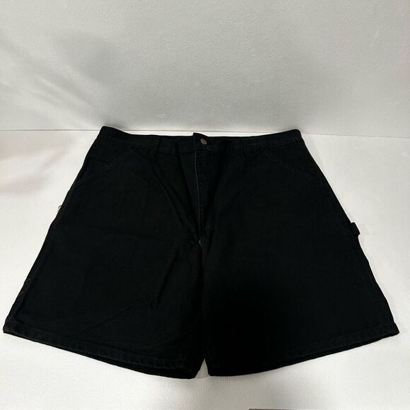 Carhartt Black Work Shorts | Size 38 (Altered from 40) | Rugged Canvas Carpenter - Picture 1 of 15